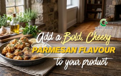 Add a bold, cheesy PARMESAN FLAVOUR to your product