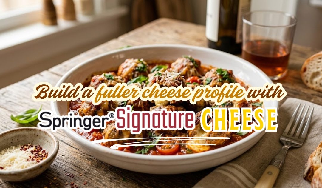 Build a fuller cheese profile with Springer® Signature Cheese